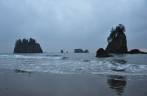 A beleza selvagem da 2a Beach, em La Push, pequena localidade indígena no litoral do Olympic National Park, no estado de Washington, oeste dos Estados Unidos